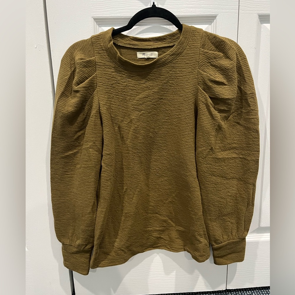 MADEWELL brown/green long sleeve